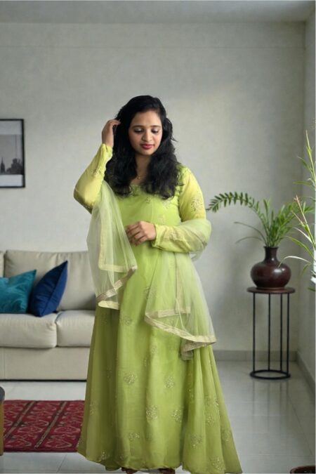 Crepe Silk Anarakali