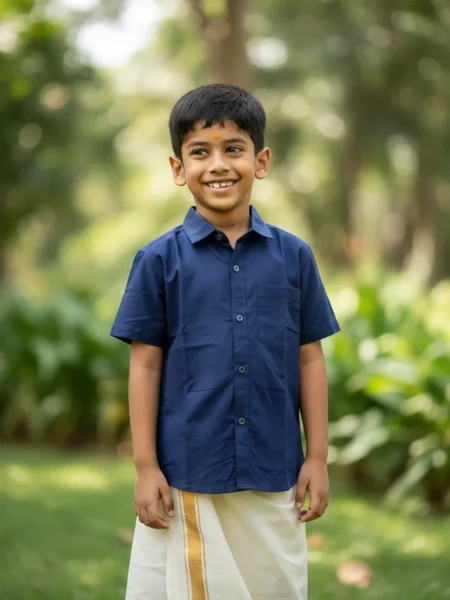SHIRT-KIDS - NAVY BLUE