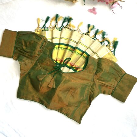 Tissue Set Saree with Readymade Blouse