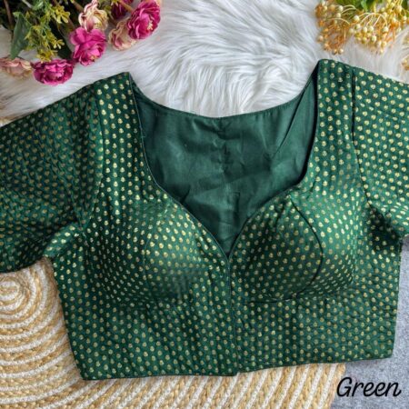 Brocade Large Size Readymade Blouse