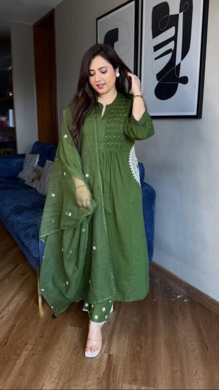 Cotton Churidar Set