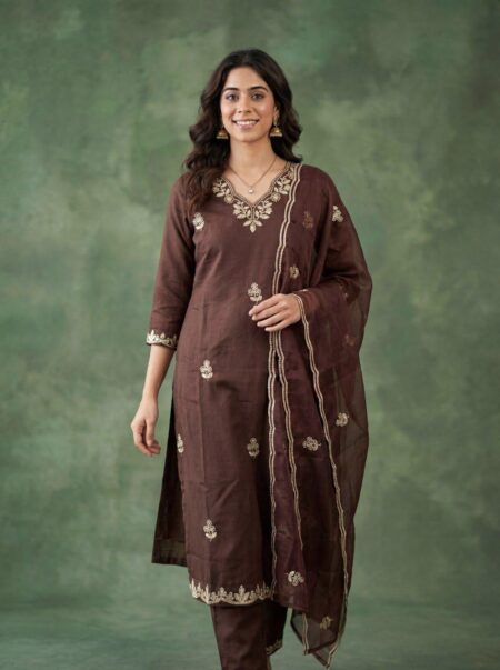 Coffee Brown Churidar