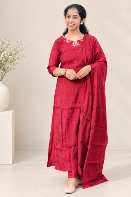 Mulchanderi Salwar Set